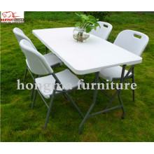 Outdoor Plastik Portable 183 * 76 * 74cm Klapptisch